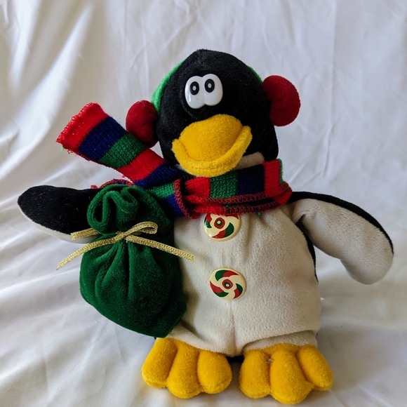 Collector's Choice FLOPPY Bean Bag Friends Plush Stuffed Penguin “Patrick” 7” - Picture 1 of 4